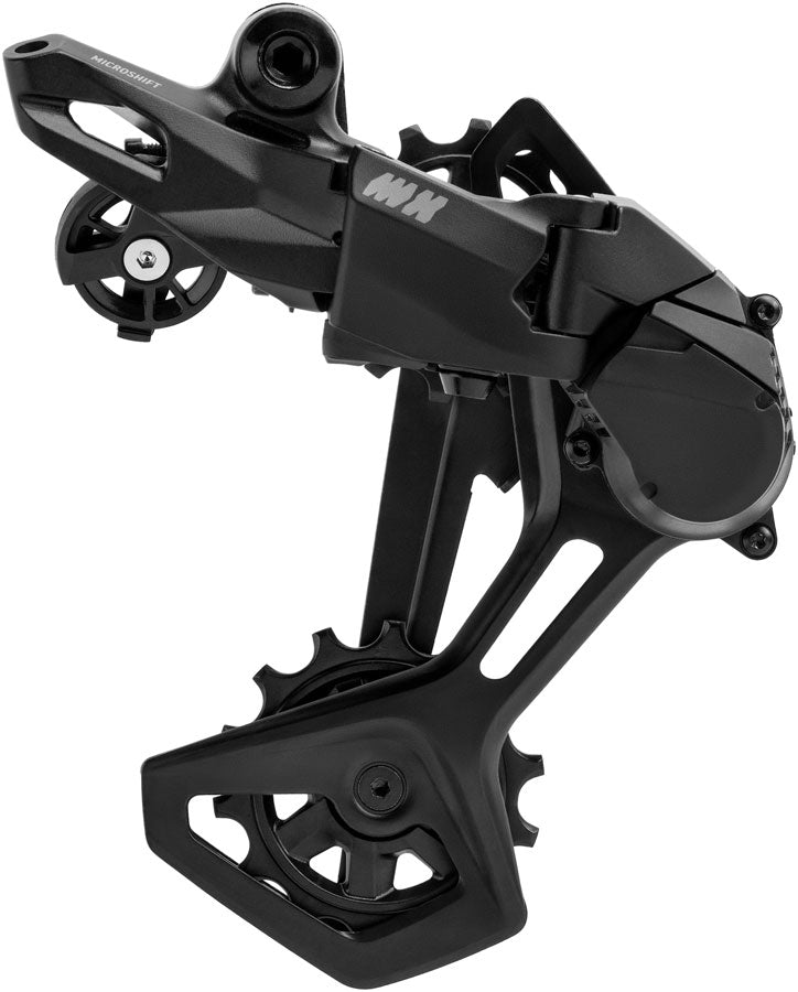 NEW microSHIFT Advent MX 1x10-Speed Groupset - MX Trail Shifter, MX Rear Derailleur, Steel Cage, Clutched, 11-48t Cassette, For HG Driver