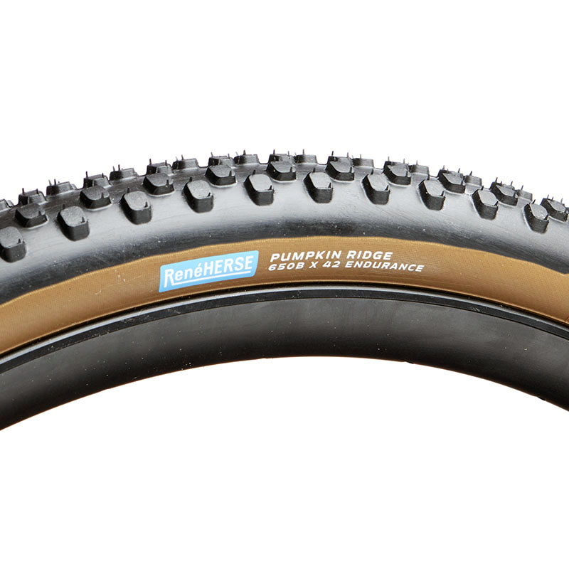 NEW Rene Herse Pumpkin Ridge Endurance 650Bx42mm Tubeless Tire Set (2) Dark Tan Wall