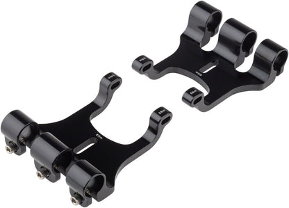 NEW Benno Rail Clamp Set - Compatible With Carry-On, Boost EVO 1-3  (16-19), Black