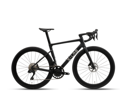 X-LAB RS7 Di2 carbon road bike in Singularity Black with Shimano 105 Di2 electronic shifting and Branta C45 carbon wheels