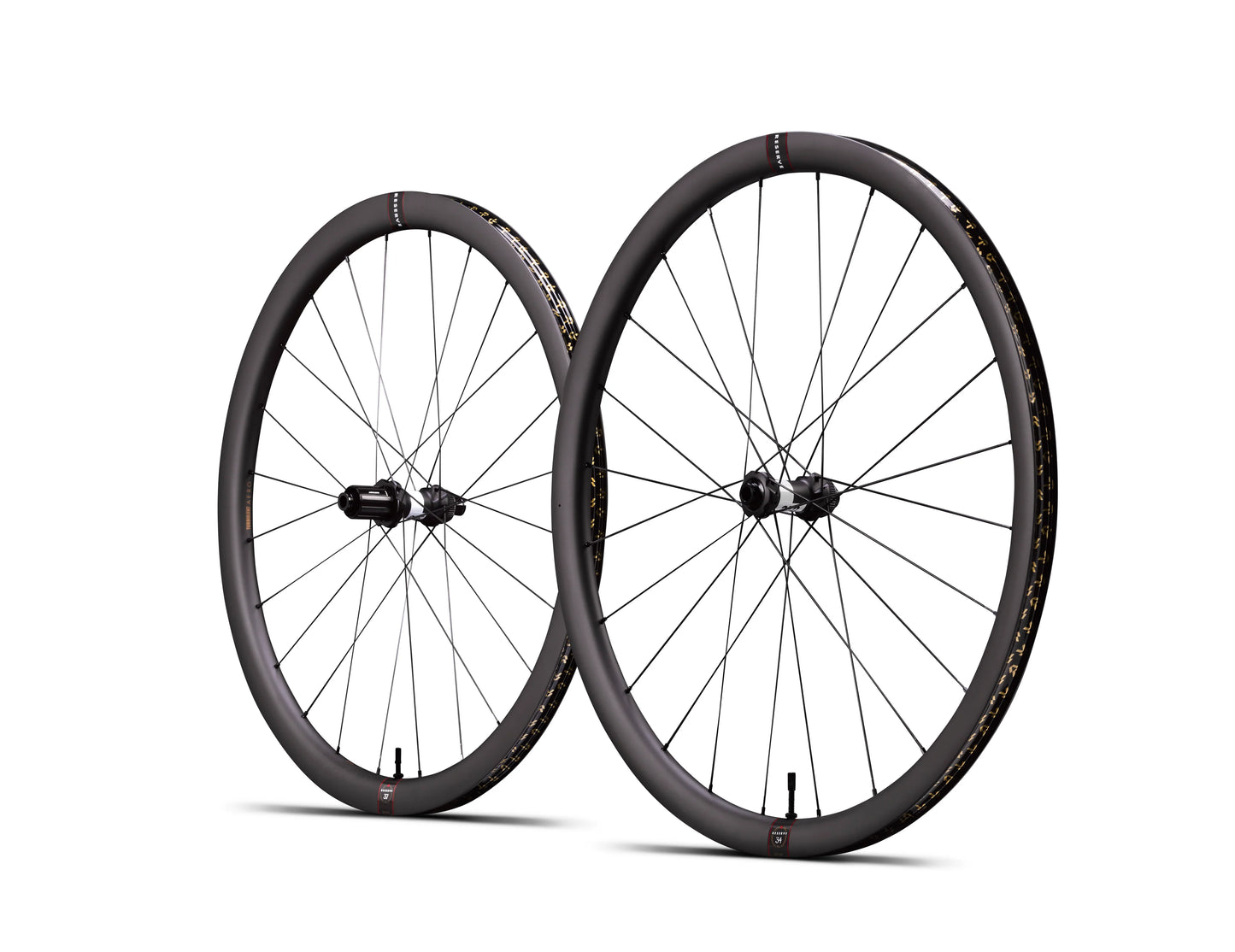 NEW Reserve Wheels Reserve 34/37 Turbulent Aero Wheelset - 700, 12 x 100/12 x 142, Center-Lock, Carbon, DT350