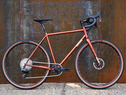 NEW Wilde Rambler SL Steel Gravel / All-Arounder Bike with Carbon Fork - Copper Metallic