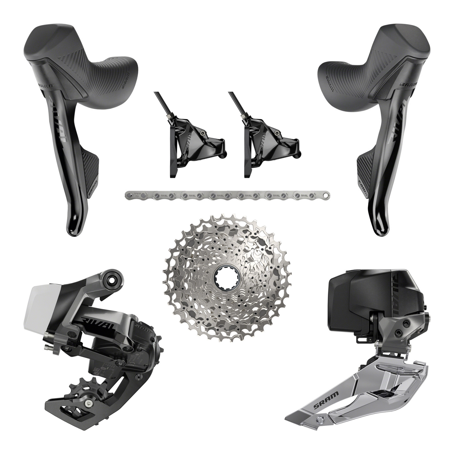 SRAM rival etap 2×12 NEW SRAM Rival eTap AXS 2x12 Speed Groupset - Road & Gravel