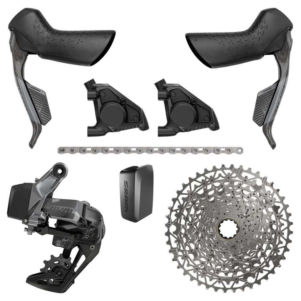 NEW SRAM Rival AXS XPLR Groupset Kit - 1x12, XG-1251 10-44t - Gravel, NEW SRAM Rival AXS XPLR Groupset Kit - 1x12, XG-1251 10-44t - Gravel,