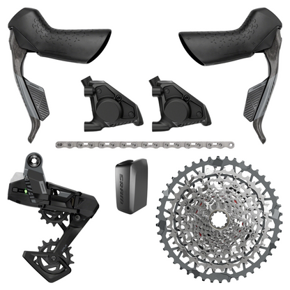 NEW SRAM Rival XPLR AXS E1 Groupset Kit - 1x, 13-speed, 10-46t - Grave