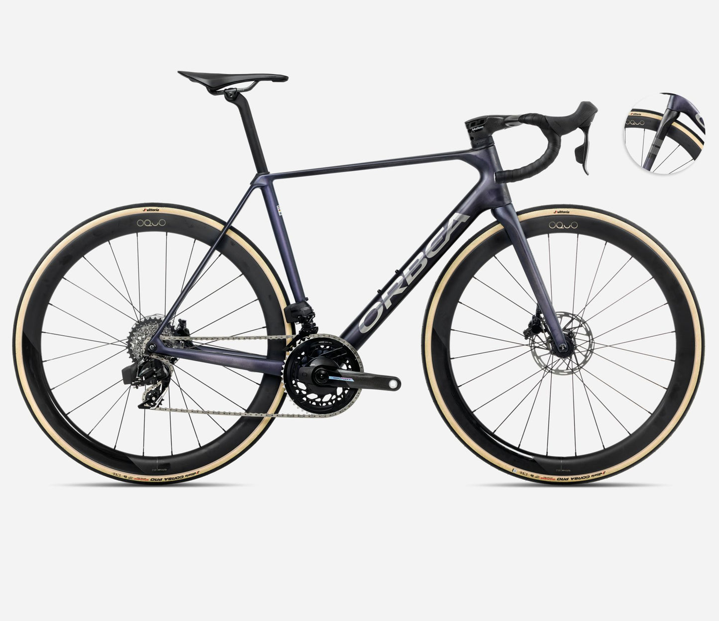 NEW 2025 Orbea Orca M21eLTD PWR Road Bike, SRAM Force AXS, Quarq Powermeter, Carbon Wheels