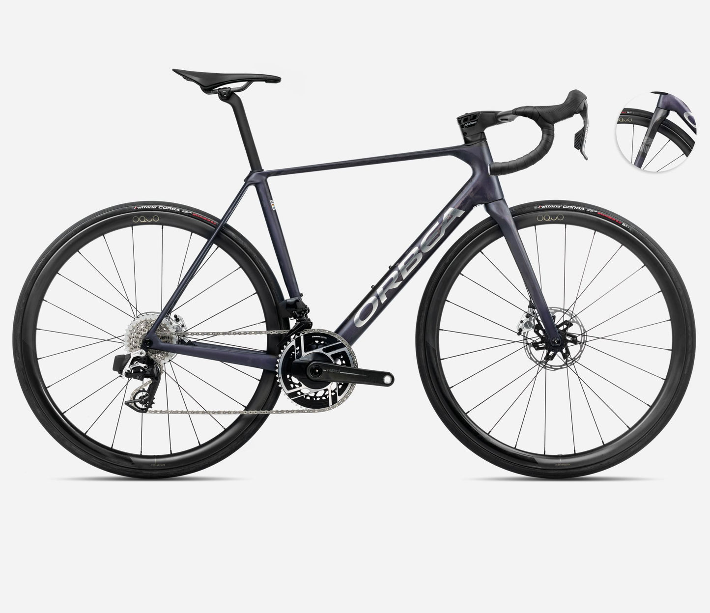 NEW 2025 Orbea Orca M11eLTD PWR Carbon Road Bike, SRAM RED AXS, Quarq Powermeter, Carbon Wheels