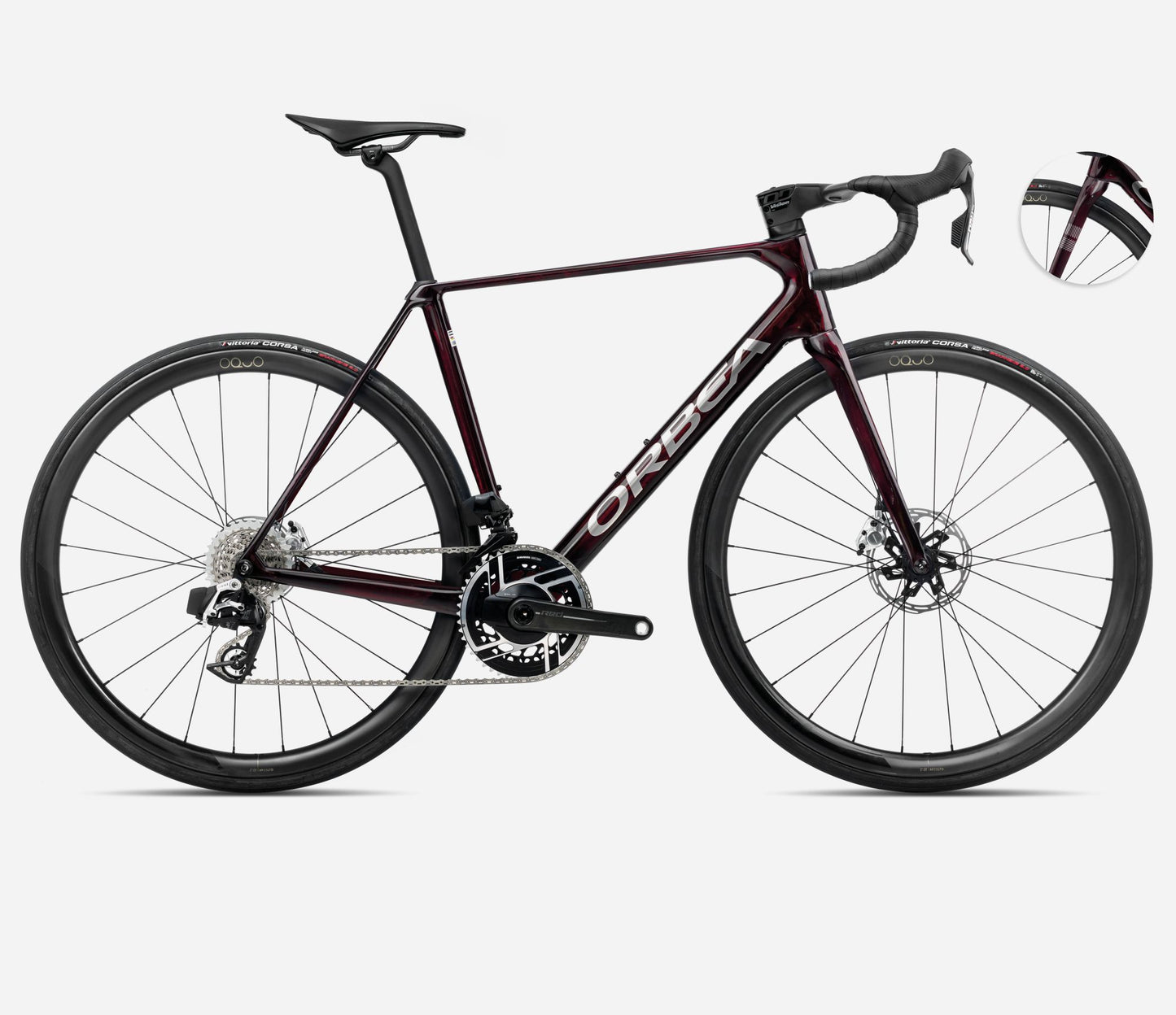 NEW 2025 Orbea Orca M11eLTD PWR Carbon Road Bike, SRAM RED AXS, Quarq Powermeter, Carbon Wheels
