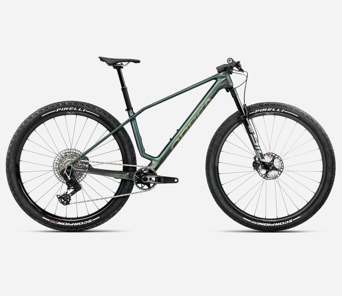 NEW 2025 Orbea ALMA M-TEAM AXS Carbon XC Mountain Bike - SRAM X0 Transmission, Carbon Wheels