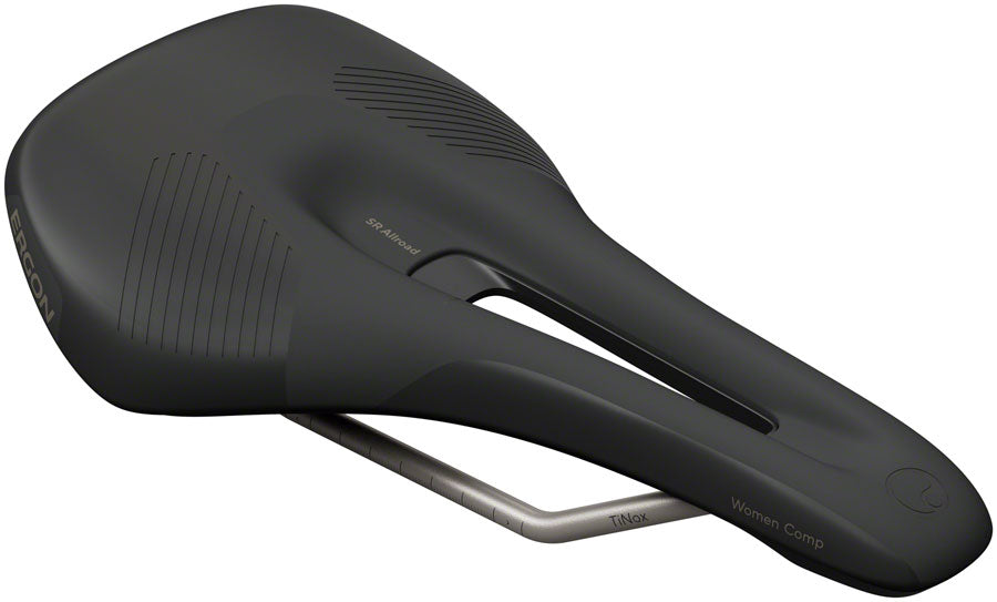 NEW Ergon SR Allroad Comp Saddle - TiNox XP, Black, Women's, Small/Medium