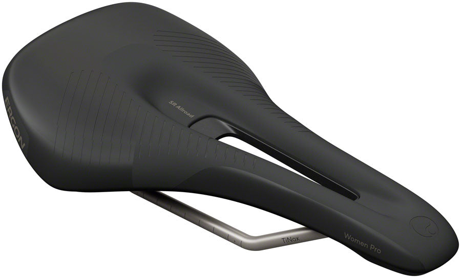 NEW Ergon SR Allroad Pro Saddle - TiNox SL, Black, Women's, Small/Medium