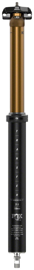 NEW FOX Transfer Factory Dropper Seatpost - 30.9 mm, 120 mm, Internal Routing, Kashima Coat - Around the Cycle