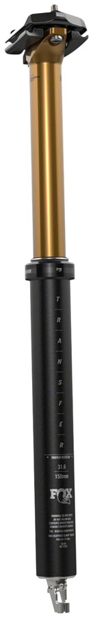NEW FOX Transfer Factory Dropper Seatpost - 30.9 mm, 120 mm, Internal Routing, Kashima Coat - Around the Cycle