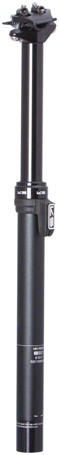 NEW KS E20 Dropper Seatpost - 30.9mm, 150mm, Black - Around the Cycle