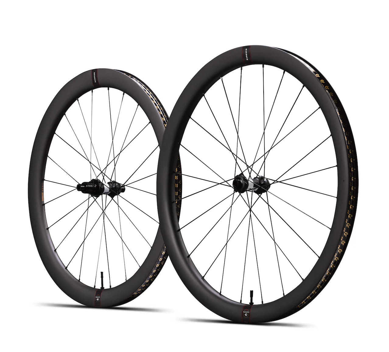NEW Reserve Wheels Reserve 42/49 Turbulent Aero Wheelset - 700, 12 x 100/12 x 142, Center-Lock, Carbon, DT350