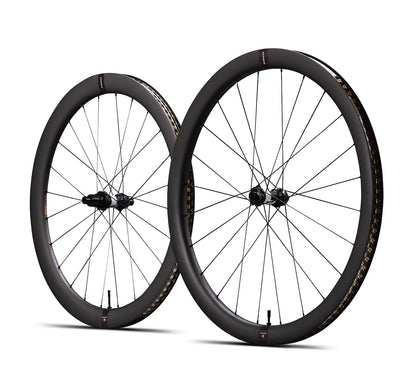 NEW Reserve Wheels Reserve 42/49 Turbulent Aero Wheelset - 700, 12 x 100/12 x 142, Center-Lock, Carbon, DT350