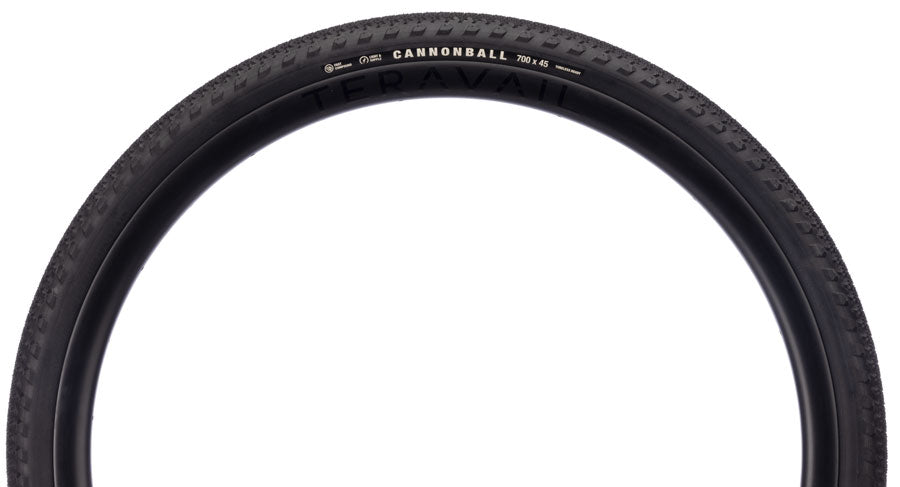 NEW Teravail Cannonball Gravel Tire - 700c, Gen 2, Tubeless, Folding, Fast Compound