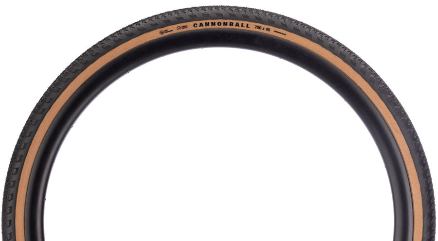 NEW Teravail Cannonball Gravel Tire - 700c, Gen 2, Tubeless, Folding, Fast Compound