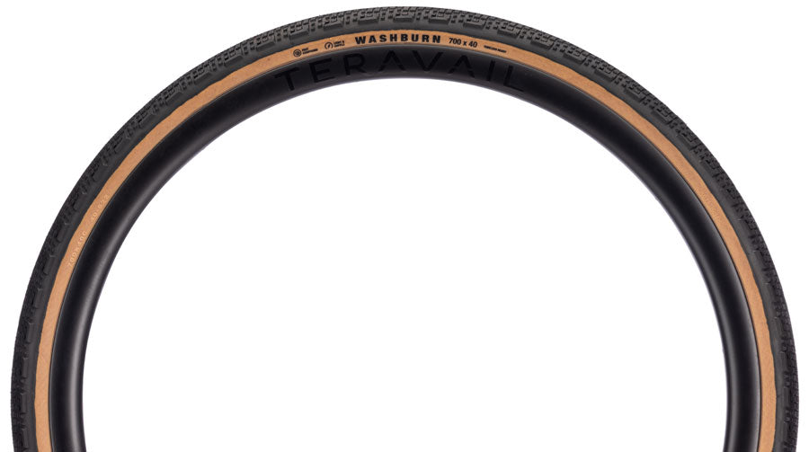 NEW Teravail Washburn Gravel Tire - 700c or 650b, Gen 2, Tubeless, Folding, Fast Compound