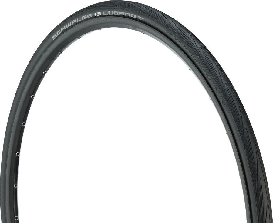 NEW Schwalbe Lugano Tire - 700 x 28, Clincher, Wire, Black, Active Line - Around the Cycle