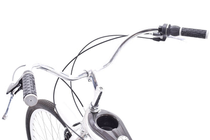 NEW DEMO Schwinn Tango Tandem Beach Cruiser 26" Wheels Aluminum Frame Silver