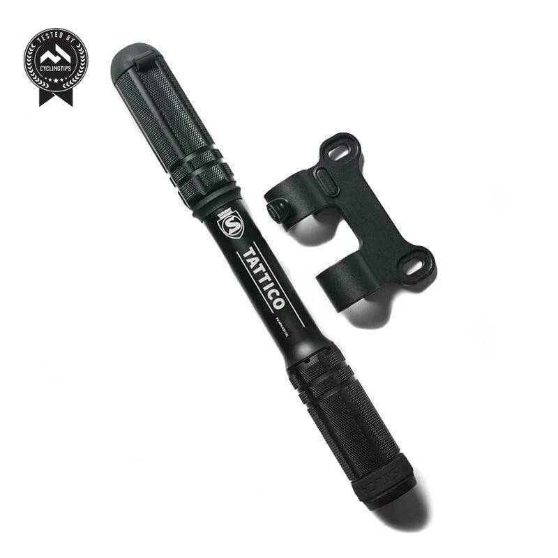 NEW Silca Tattico Mini Frame Pump - 100psi, Aluminum, Presta/Schrader, With Bracket - Around the Cycle