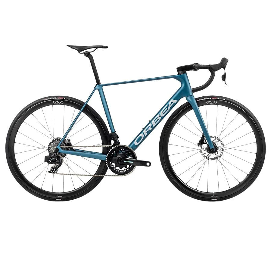 NEW 2024 Orbea Orca M21eTEAM PWR Carbon Road Bike - SRAM Force AXS D2 2x12, Carbon Wheels, Powermeter
