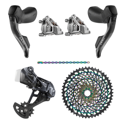 sram eagle axs gravel bike NEW SRAM Red E1 - XX1 Eagle eTap AXS Mullet Gravel Groupset Kit