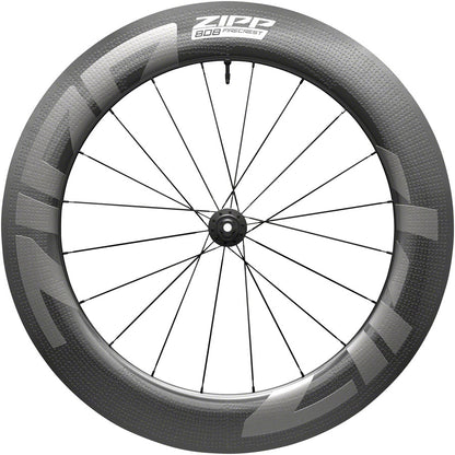 NEW Zipp 808 Firecrest Tubeless Front Wheel - 700, 12 X 100mm, Center-Lock, Tubeless, Black, B1 - Around the Cycle