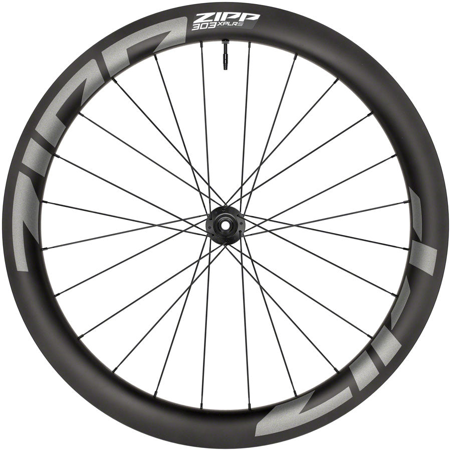 NEW Zipp 303 XPLR S Front Wheel - 700, 12 x 100mm, Center-Lock, Carbon, Black, 24H, A1 - Around the Cycle