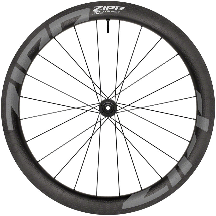 NEW Zipp 303 XPLR SW Front Wheel - 700, 12 x 100mm, Center-Lock, Carbon, Black, 24H, A1 - Around the Cycle