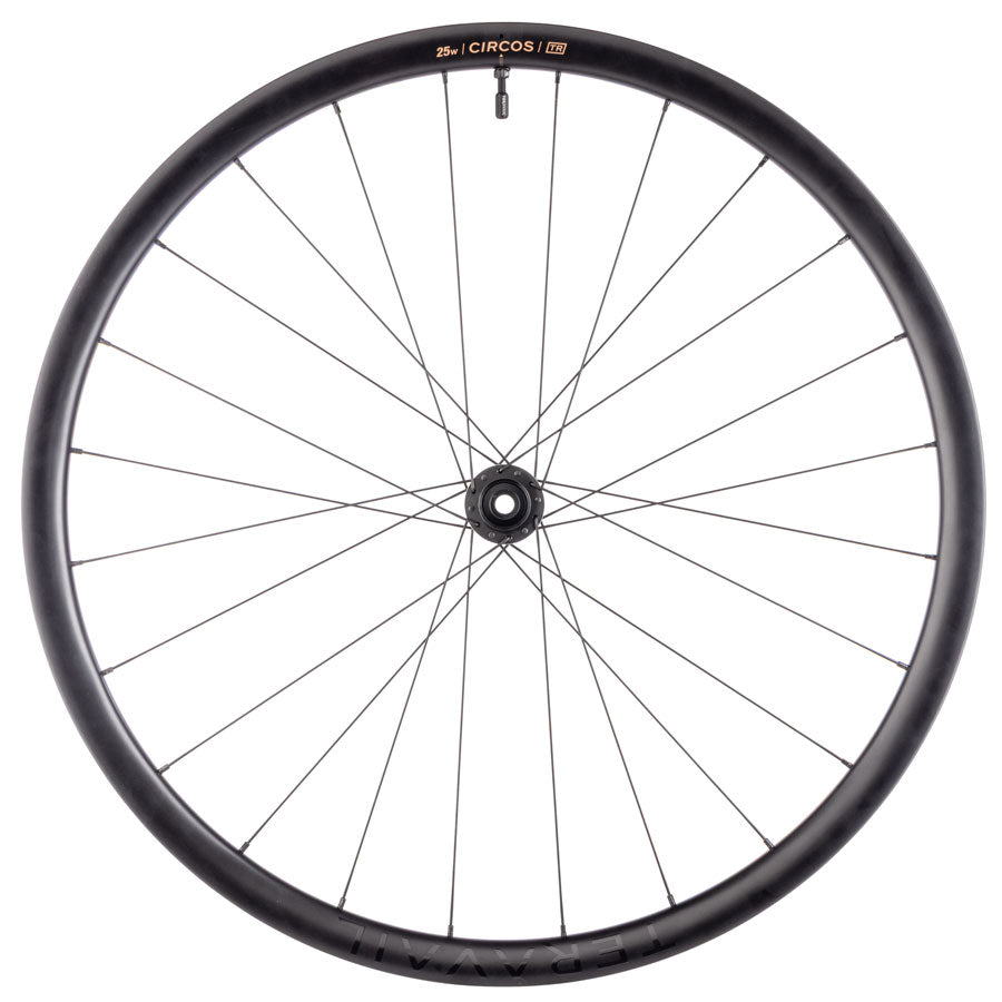 NEW Teravail Circos Gravel Front Wheel - 700, 12 x 100mm, Center-Lock, Carbon, DT240, 24H