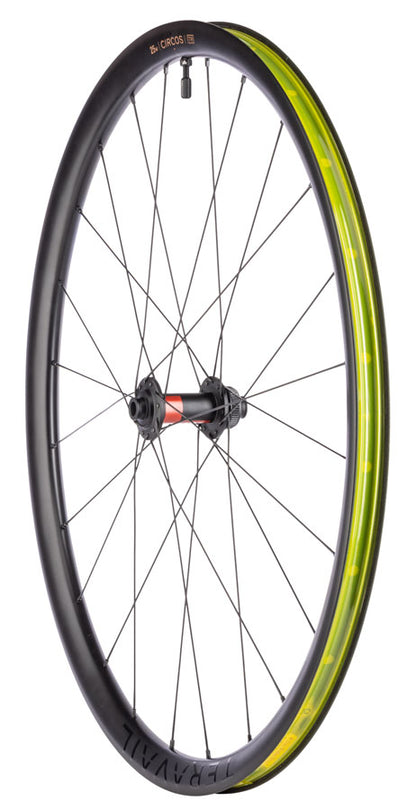 NEW Teravail Circos Gravel Front Wheel - 700, 12 x 100mm, Center-Lock, Carbon, DT240, 24H