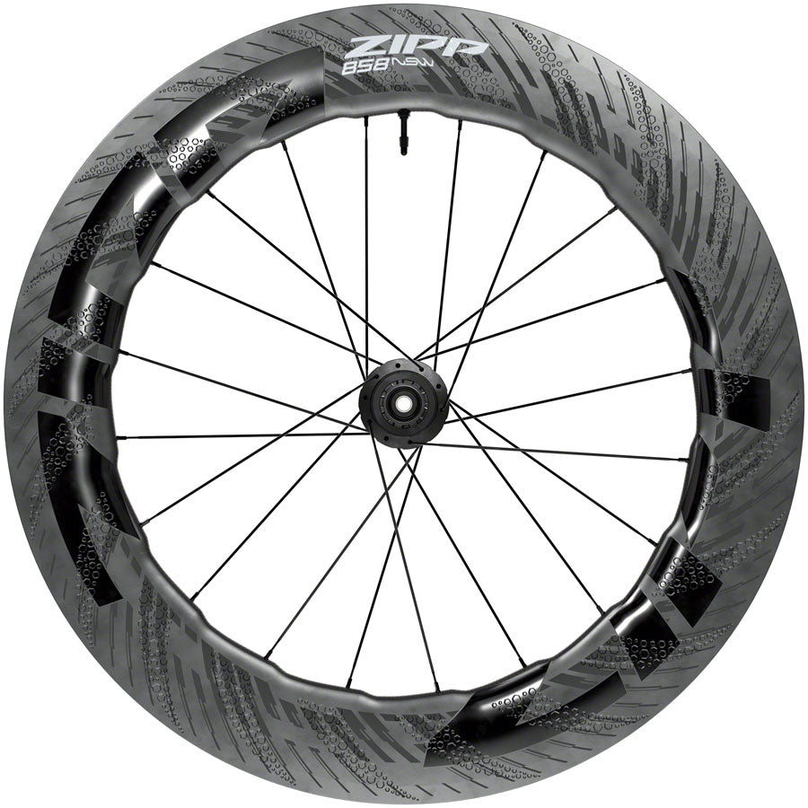 NEW Zipp 858 NSW Rear Wheel - 700, 12 x 142mm, Center-Lock, Tubeless, Carbon, D1 - Around the Cycle