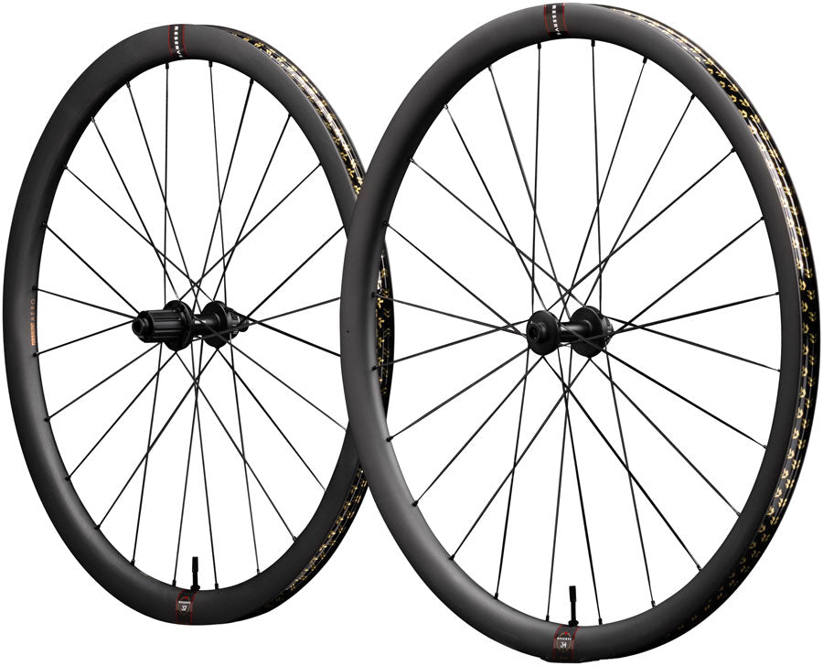 NEW Reserve Wheels Reserve 34/37 Turbulent Aero Wheelset - 700, 12 x 100/12 x 142, Center-Lock, XDR/HG11, Carbon SL, DT180