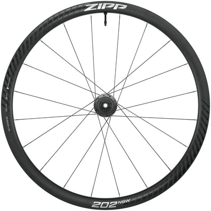 NEW Zipp 202 NSW Rear Wheel - 700, 12 x 142mm, Center-Lock, Tubeless, Carbon, Black/Dark Gray, 20H, A1