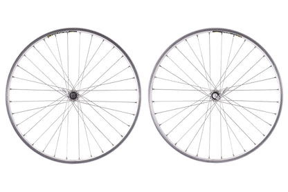 USED Mavic CX 717 26" Wheelset w/ Shimano XT M770 HG Hubs Silver Rim  Brake Quick Release