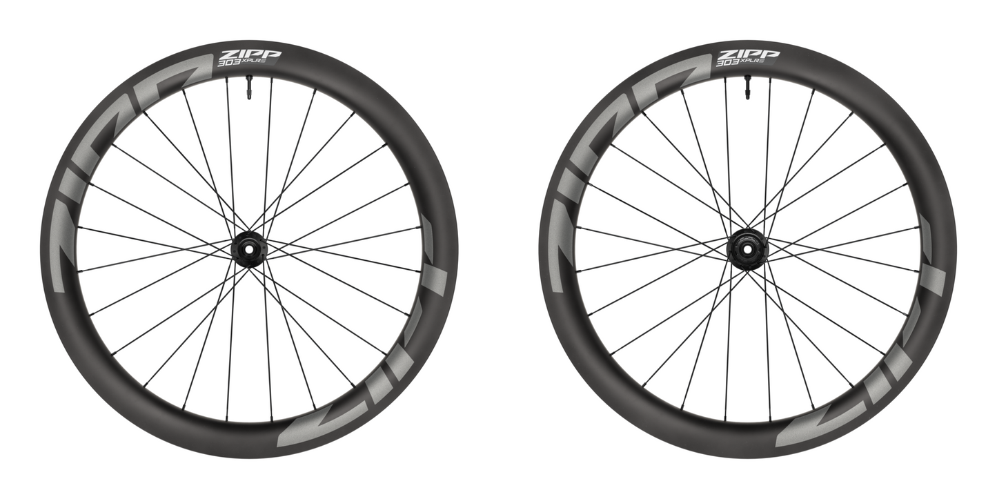 NEW Zipp 303 XPLR S Wheelset - 700, 12 x 100/142mm, Center-Lock, Carbon, Black, 24H, A1