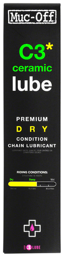 NEW Muc-Off C3 Dry Ceramic Bike Chain Lube - 120ml, Drip - Around the Cycle