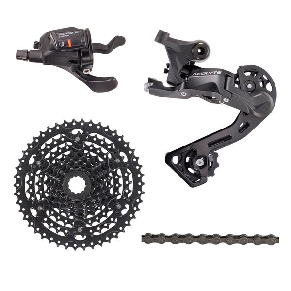 NEW microSHIFT Acolyte 1x8 Speed Groupset NEW microSHIFT Acolyte 1x8 Speed Groupset