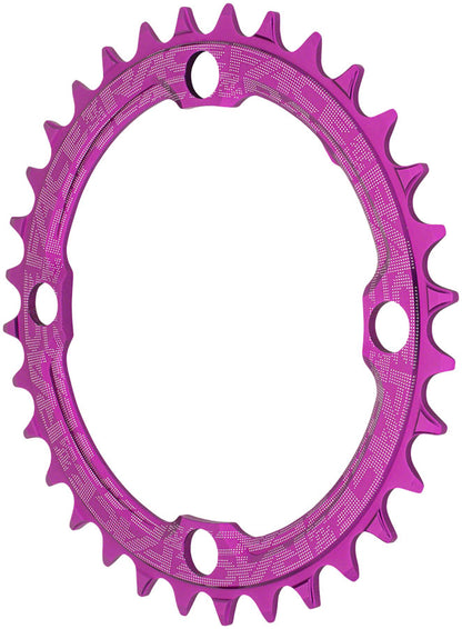 NEW RaceFace 1x Narrow Wide Chainring - 36t, 104 BCD, 10-12 Speed, 7075 Aluminum, Purple - Around the Cycle