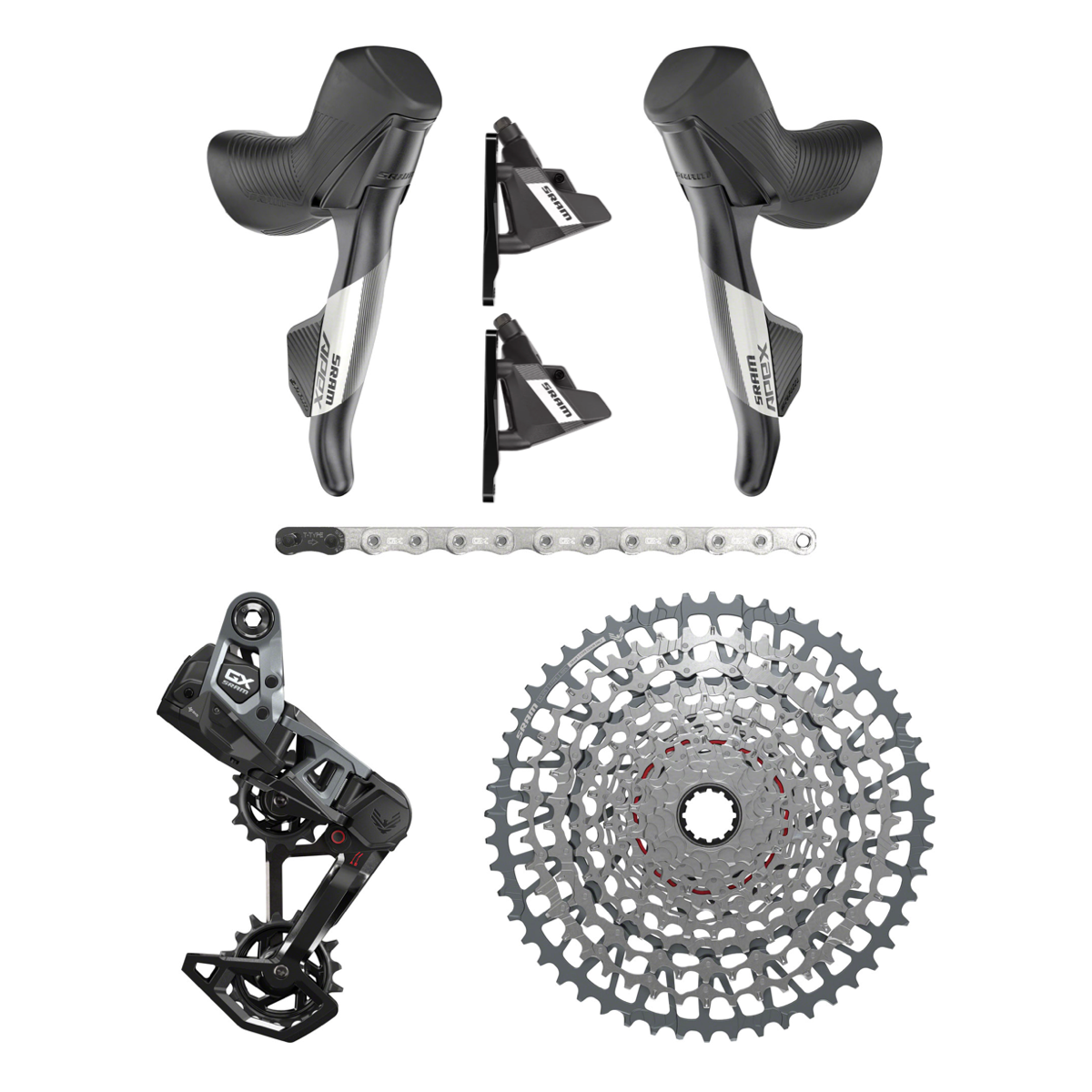 NEW SRAM Apex Eagle T-Type AXS Transmission Mullet Groupset Kit, UDH ONLY