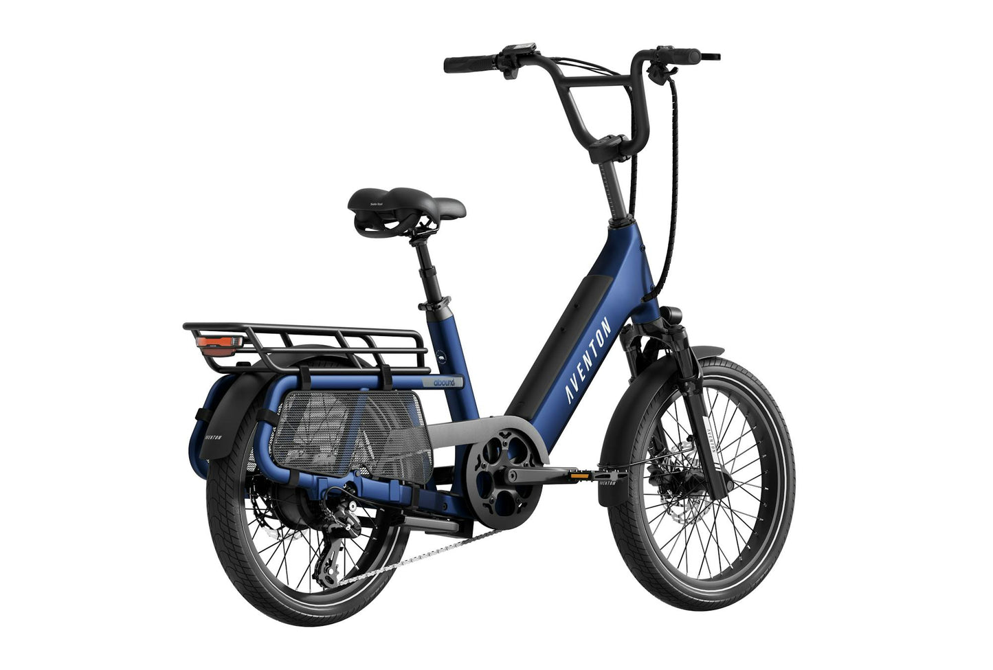 NEW Aventon Abound SR Electric Cargo Bike — 750W, 60mi Range, 440lb Capacity