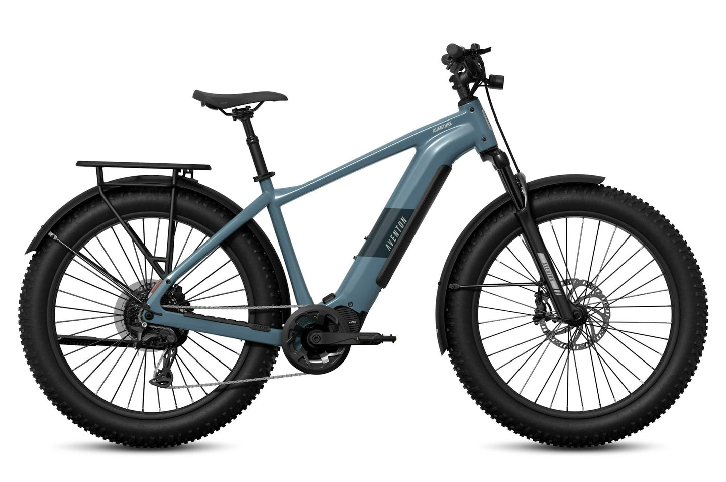 NEW Aventon Aventure M Electric Fat Tire Bike — Mid-Drive 100Nm, Autoshift, 85mi Range, 4" Tires