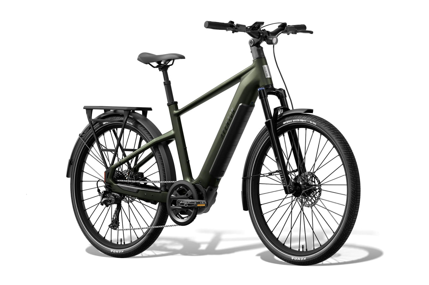 NEW Aventon Level 4 ADV Electric Commuter Bike — Mid-Drive, Autoshift, 110mi Range
