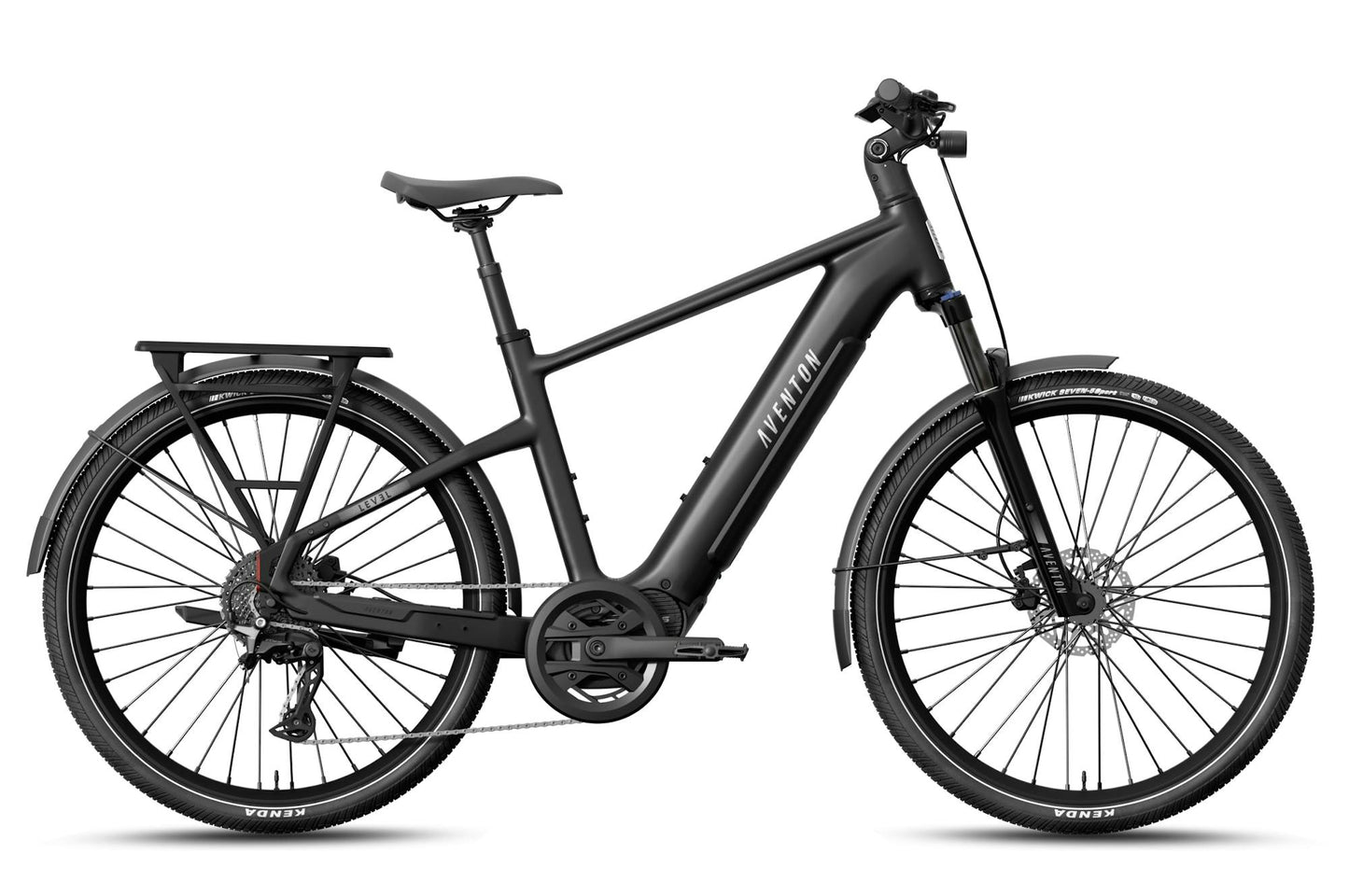 NEW Aventon Level 4 ADV Electric Commuter Bike — Mid-Drive, Autoshift, 110mi Range