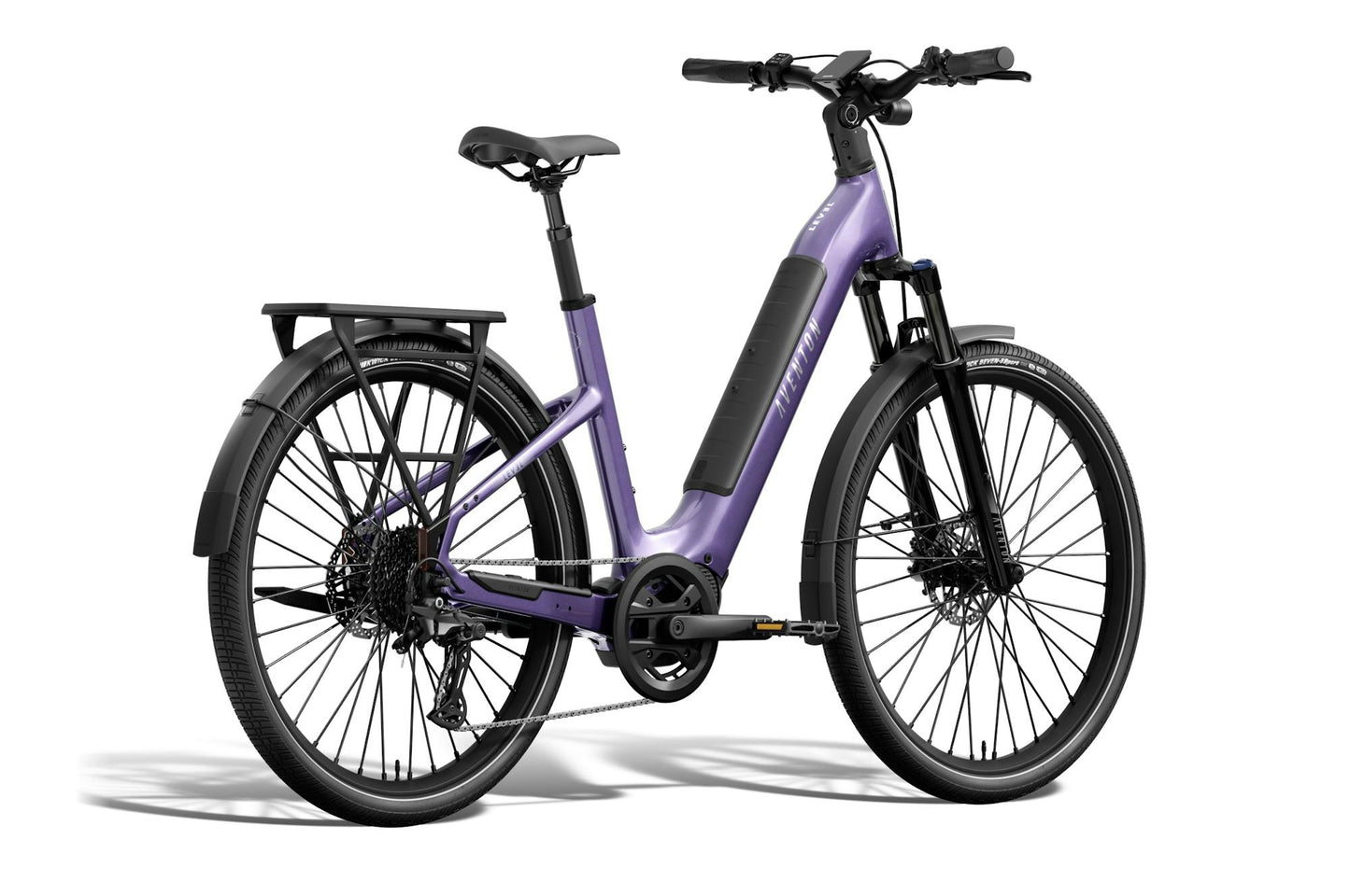 NEW Aventon Level 4 ADV Step-Through Electric Commuter Bike — Mid-Drive, Autoshift, 110mi Range
