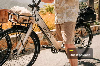 NEW Aventon Pace 4 Step-Through Electric Commuter Bike — 500W, 28mph Class 3, 70mi Range