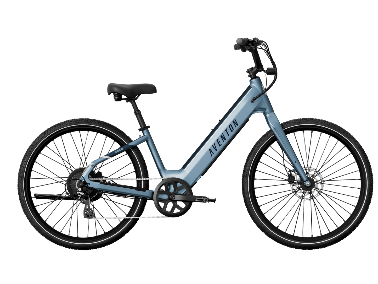 NEW Aventon Pace 4 Step-Through Electric Commuter Bike — 500W, 28mph Class 3, 70mi Range