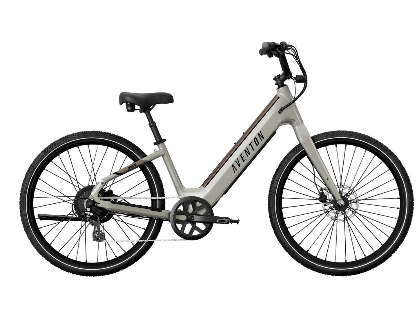 NEW Aventon Pace 4 Step-Through Electric Commuter Bike — 500W, 28mph Class 3, 70mi Range